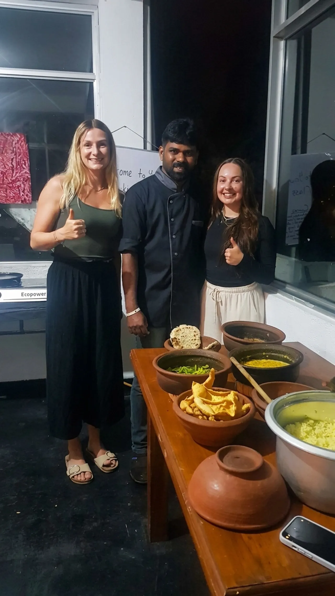 Chef Sarath preparing spices